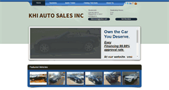 Desktop Screenshot of khiautosales.com